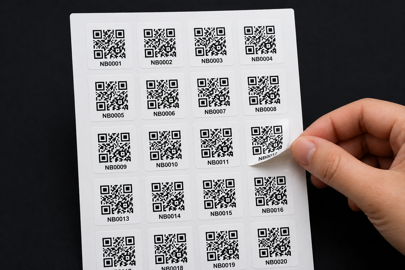 QR Stickers — 48 Pack